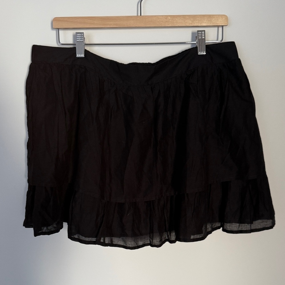 ASOS Black Tiered Skirt